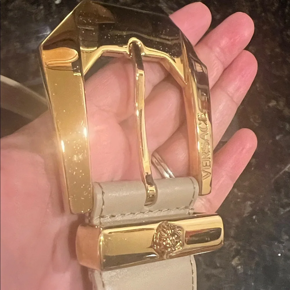 VERSACE Medusa Heritage Barocco Jacquard Belt 4 cm (70/28 - 32in long)